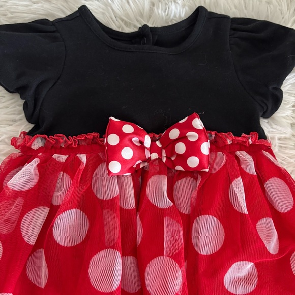 Disney Baby Black and Red Minnie Mouse Outfit size 9-12 months - Picture 2 of 5